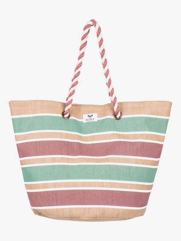 roxy, Sunseeker Straw Beach Bag, NATURAL (yef0) 0 Sunseeker Straw Beach Bag Yellow ERJBT03101 Roxy