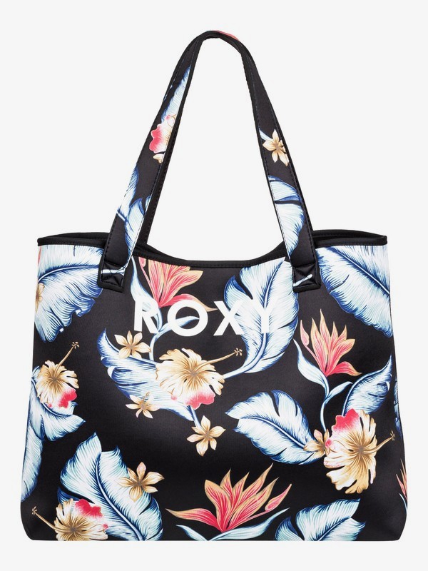 roxy, All Things - Wendbarer Shopper, ANTHRACITE TROPICAL LOVE S (kvj6) 0 All Things - Wendbarer Shopper Schwarz ERJBT03130 Roxy