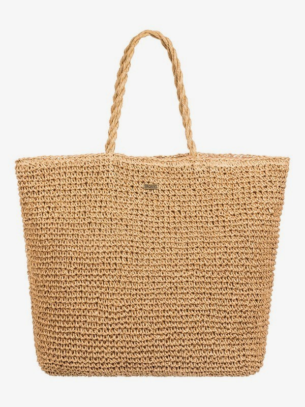 roxy, Positive Energy 24L - Grande Borsa Tote in Paglia da Donna, NATURAL (yef0) 0 Positive Energy 24L - Grande Borsa Tote in Paglia da Donna Yellow ERJBT03145 Roxy