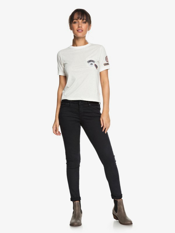 roxy, Seatripper Skinny Fit Jeans, TRUE BLACK (kvj0) 0 Seatripper Skinny Fit Jeans Black ERJDP03182 Roxy