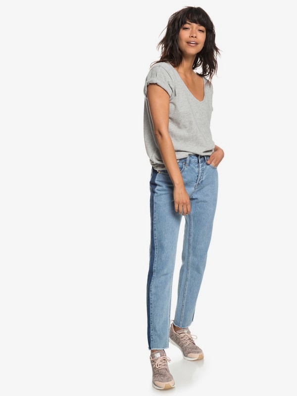 roxy, Cloudy Days - Vaqueros Corte Boyfriend para Mujer, RETRO LIGHT BLUE (bdv0) 0 Cloudy Days - Vaqueros Corte Boyfriend para Mujer Azul ERJDP03196 Roxy