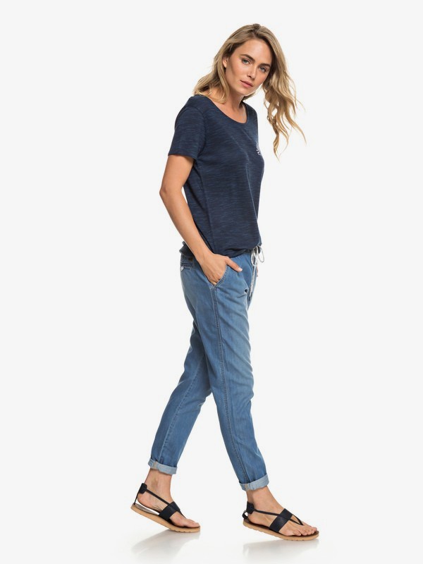 roxy, Beachy - Short Vaquero de Playa para Mujer, MEDIUM BLUE (bgy0) 0 Beachy - Short Vaquero de Playa para Mujer Azul ERJDP03206 Roxy