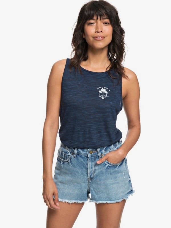 roxy, Suns Shadow - Short en jean pour Femme, MEDIUM BLUE (bgy0) 0 Suns Shadow - Short en jean pour Femme Bleu ERJDS03186 Roxy