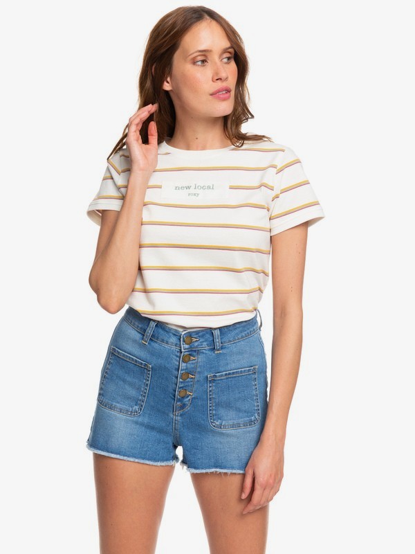 roxy, The Sun Shines Denim Shorts, MEDIUM BLUE (bmtw) 0 The Sun Shines Denim Shorts Blue ERJDS03202 Roxy