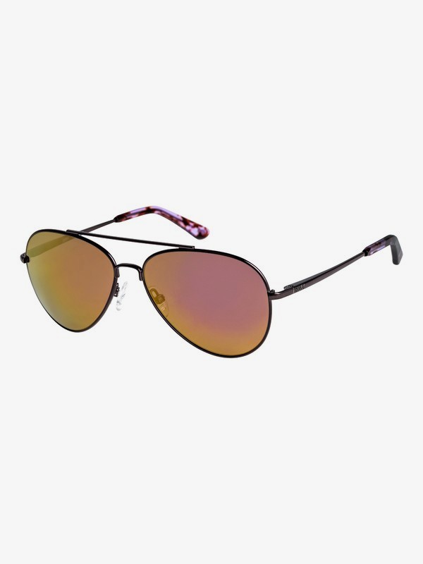 roxy, Judy - Sunglasses for Women, SHINY DARK GUN/FLASH PINK (xkkm) 0 Judy - Sunglasses for Women Pink ERJEY03027 Roxy