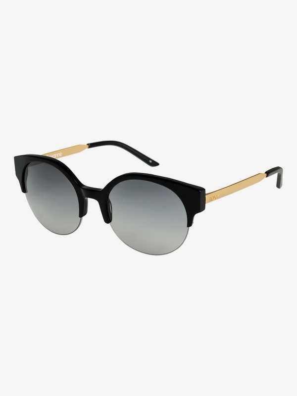 roxy, Roxanne - Sunglasses for Women, SHINY BLACK GOLD/GREY GRADIENT (xkks) 0 Roxanne - Sunglasses for Women Black ERJEY03029 Roxy