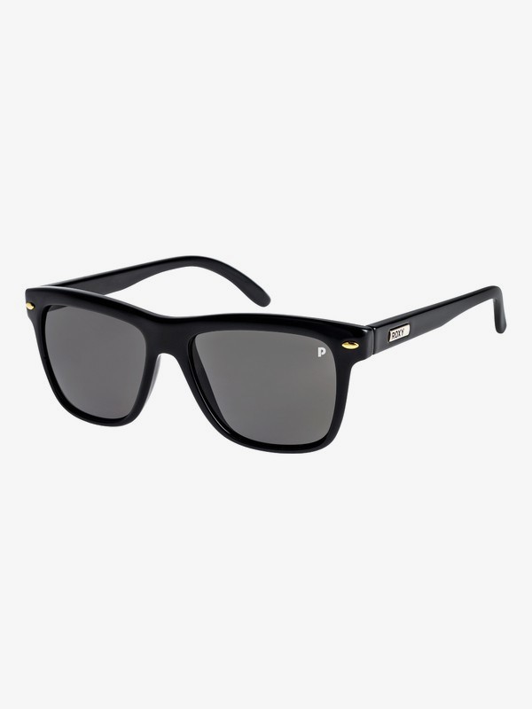 roxy, Miller Sunglasses, SHINY BLACK/POLARIZED GREY (xkss) 0 Miller Sunglasses Multicolor ERJEY03042 Roxy