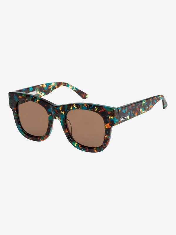 roxy, Hadley - Sunglasses for Women, SHINY TORTOISE RAINBOW/ BROWN (xbgc) 0 Hadley - Sunglasses for Women Blue ERJEY03061 Roxy