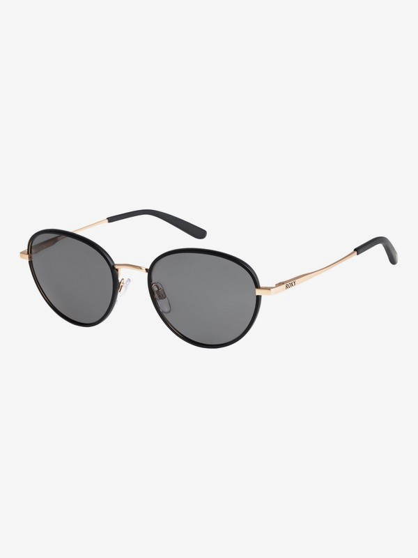 roxy, Palmeira - Lunettes de soleil pour Femme, MATTE BLACK-GOLD/GREY (xkrb) 0 Palmeira - Lunettes de soleil pour Femme Multicouleurs ERJEY03068 Roxy
