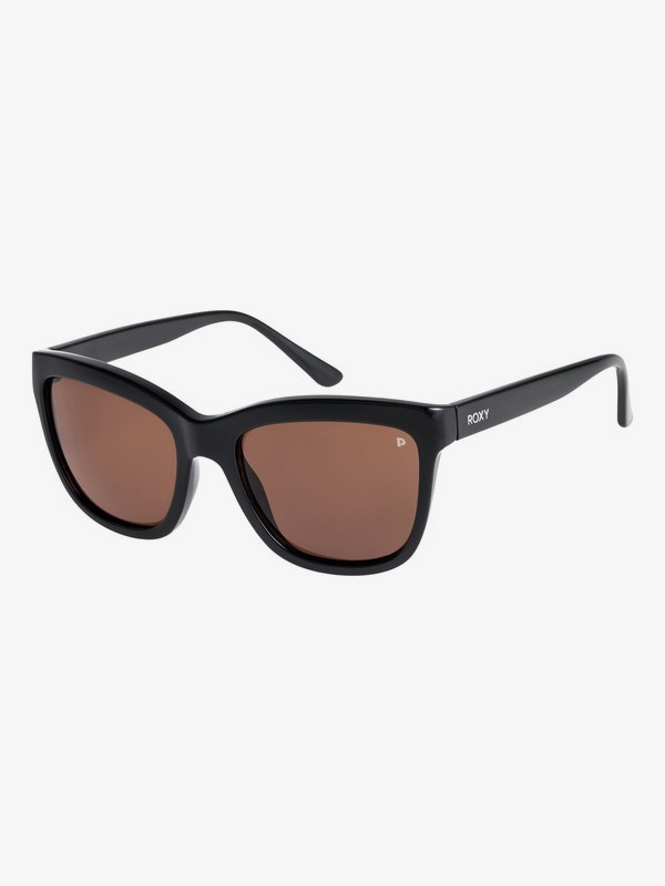 roxy, Jane Polarized Sunglasses, SHINY BLACK/BROWN HD POLARIZED (xkkc) 0 Jane Polarized Sunglasses Multicolor ERJEY03070 Roxy