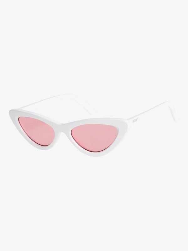 roxy, Moonrock - Gafas de Sol para Mujer, SHINY WHITE/PINK (xwwm) 0 Moonrock - Gafas de Sol para Mujer Blanco ERJEY03086 Roxy