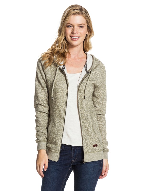 roxy, Beauty Stardust Hoodie, RECRUIT OLIVE (gpz0) 0 Beauty Stardust Hoodie ERJFT03004 Roxy