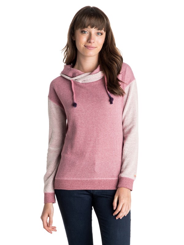roxy, Little Talks Pullover Hoodie, SLATE ROSE (mlz0) 0 Little Talks Pullover Hoodie ERJFT03130 Roxy