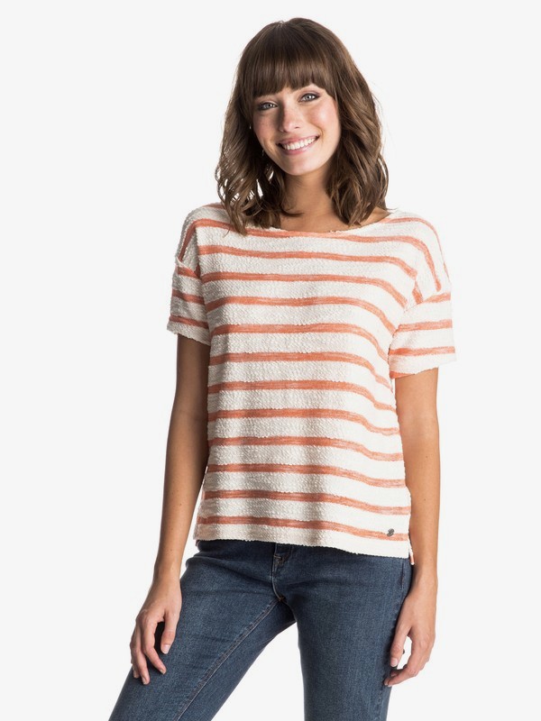 roxy, Adelaide - Sudadera, ADELAIDE STRIPE COMBO DESERT F (mge6) 0 Adelaide - Sudadera Rosa ERJFT03200 Roxy