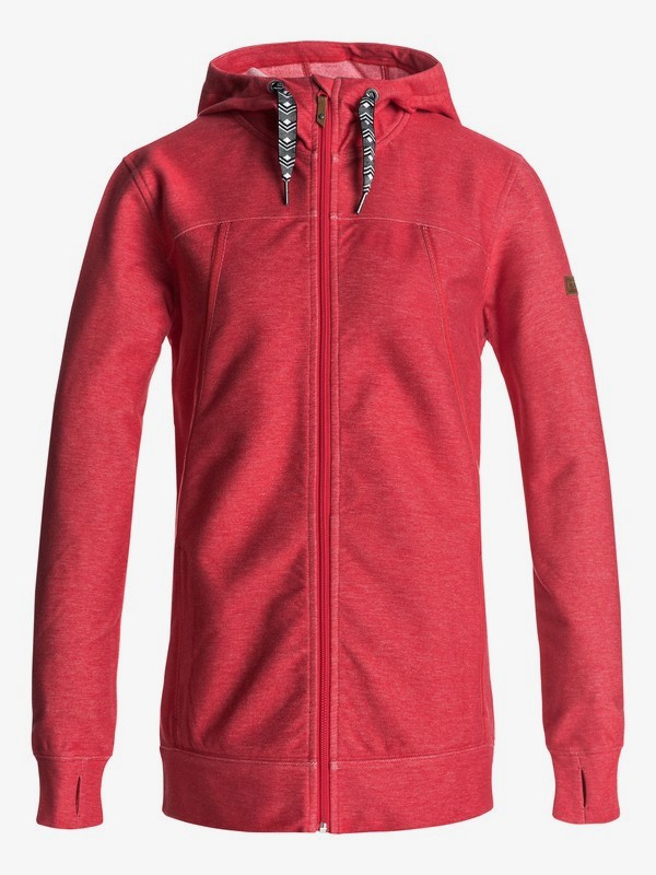 roxy, Frost - Sudadera con capucha y cremallera para Mujer, LOLLIPOP (rpq0) 0 Frost - Sudadera con capucha y cremallera para Mujer Rojo ERJFT03555 Roxy