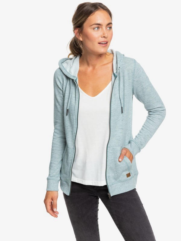 roxy, Trippin Zip-Up Hoodie, DRAGONFLY (brb0) 0 Trippin Zip-Up Hoodie Blue ERJFT03596 Roxy