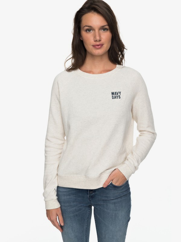 roxy, Hope To Love - Sudadera para Mujer, METRO HEATHER (tenh) 0 Hope To Love - Sudadera para Mujer Beige ERJFT03697 Roxy