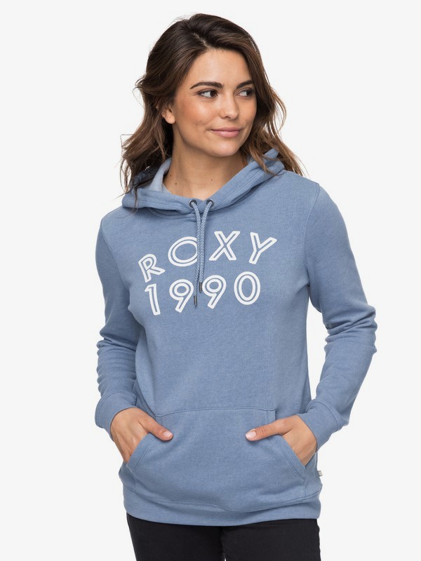 roxy, Full Of Joy A - Sweat à capuche pour Femme, BLUE SHADOW (bkq0) 0 Full Of Joy A - Sweat à capuche pour Femme Bleu ERJFT03728 Roxy
