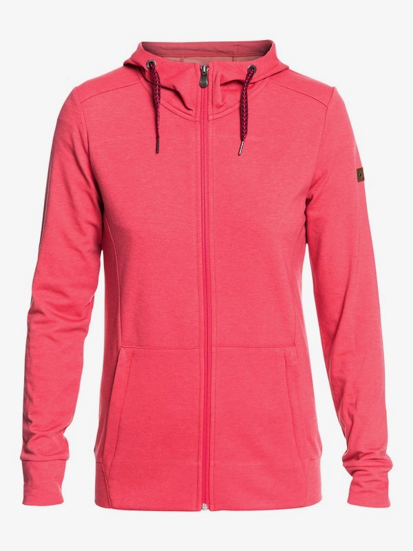 roxy, Delta - Sudadera de diseño técnico con capucha y cremallera para Mujer, TEABERRY (mmn0) 0 Delta - Sudadera de diseño técnico con capucha y cremallera para Mujer Rosa ERJFT03738 Roxy