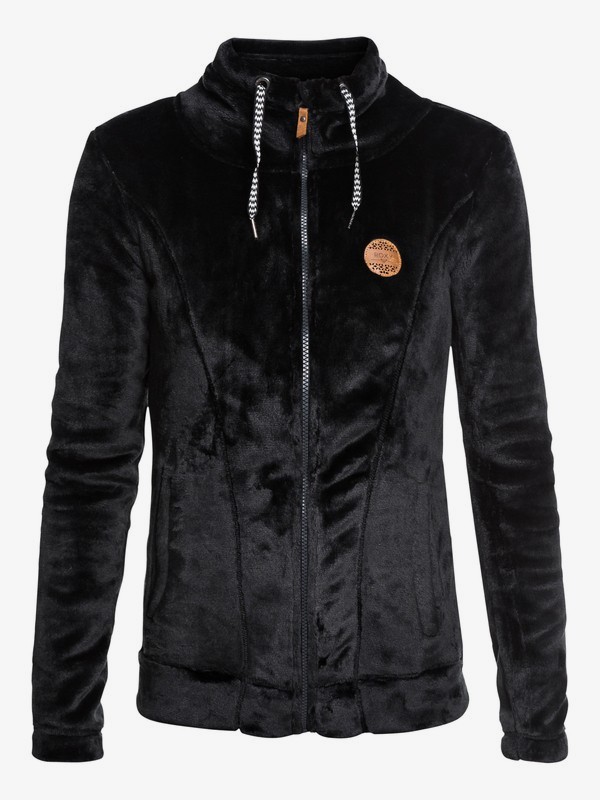 roxy, Eskimo - Polar técnico con cremallera para Mujer, TRUE BLACK (kvj0) 0 Eskimo - Polar técnico con cremallera para Mujer Negro ERJFT03739 Roxy