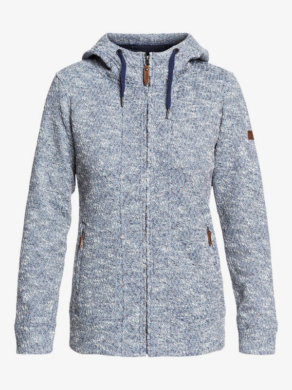 roxy, Doe Technical Zip-Up Hoodie, CROWN BLUE (bqy0) 0 Doe Technical Zip-Up Hoodie Blue ERJFT03744 Roxy