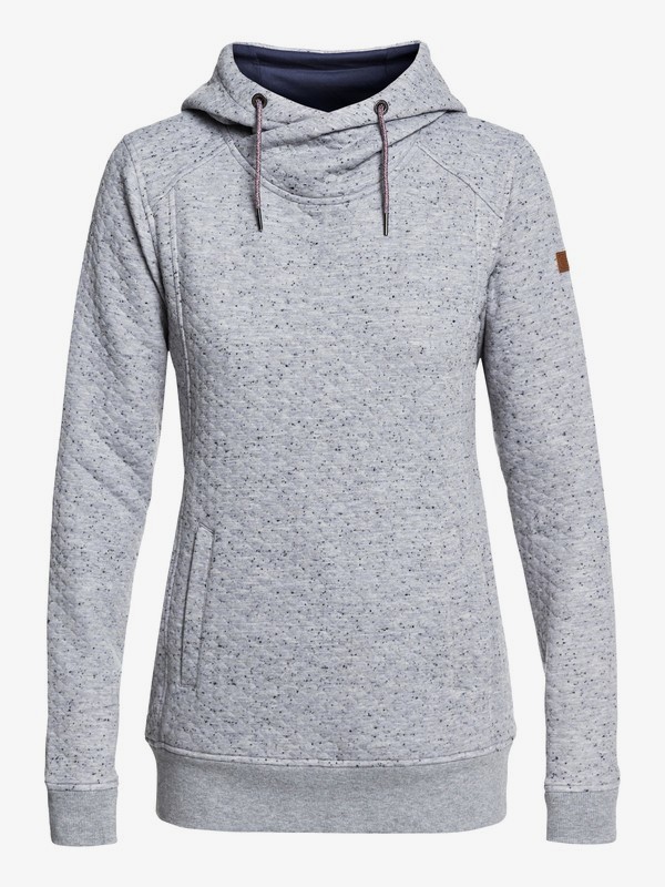 roxy, Dipsy Technical Hoodie, WARM HEATHER GREY (sjeh) 0 Dipsy Technical Hoodie Grey ERJFT03749 Roxy