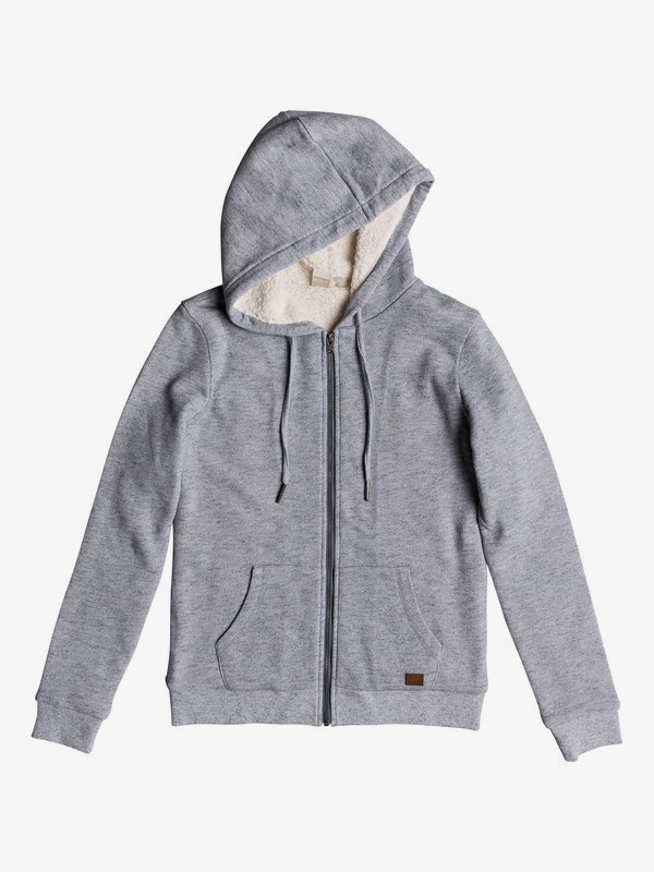 roxy, Trippin Sherpa Zip-Up Hoodie, DRESS BLUES (btk0) 0 Trippin Sherpa Zip-Up Hoodie Blue ERJFT03821 Roxy