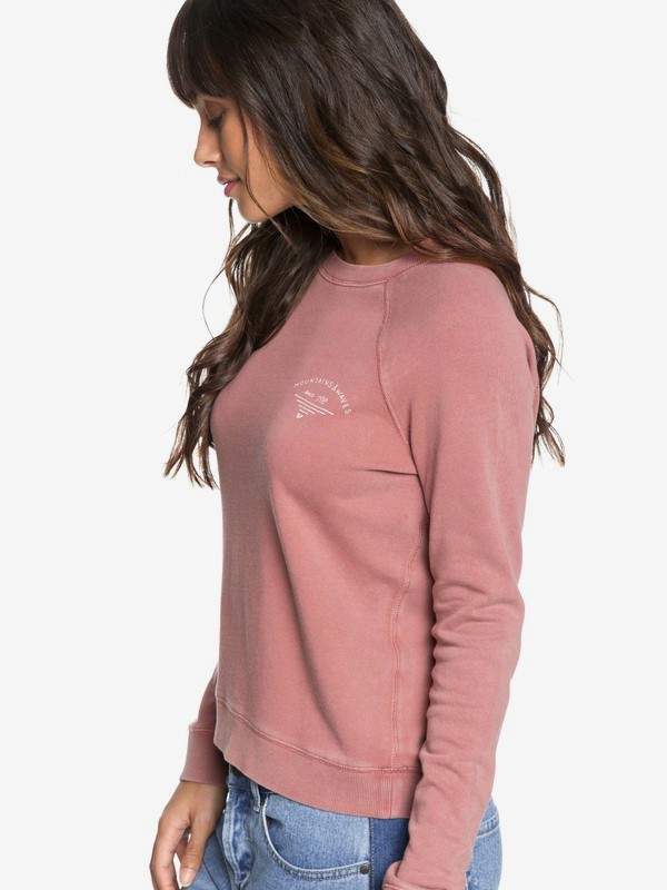 roxy, Highway Heights B Sweatshirt, WITHERED ROSE (mmg0) 0 Highway Heights B Sweatshirt Pink ERJFT03851 Roxy