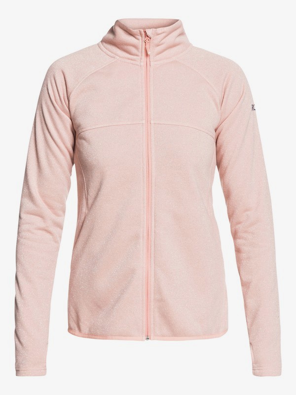 roxy, Harmony Shimmer - Polar técnico con cremallera para Mujer, CORAL CLOUD (mfn0) 0 Harmony Shimmer - Polar técnico con cremallera para Mujer ERJFT03856 Roxy