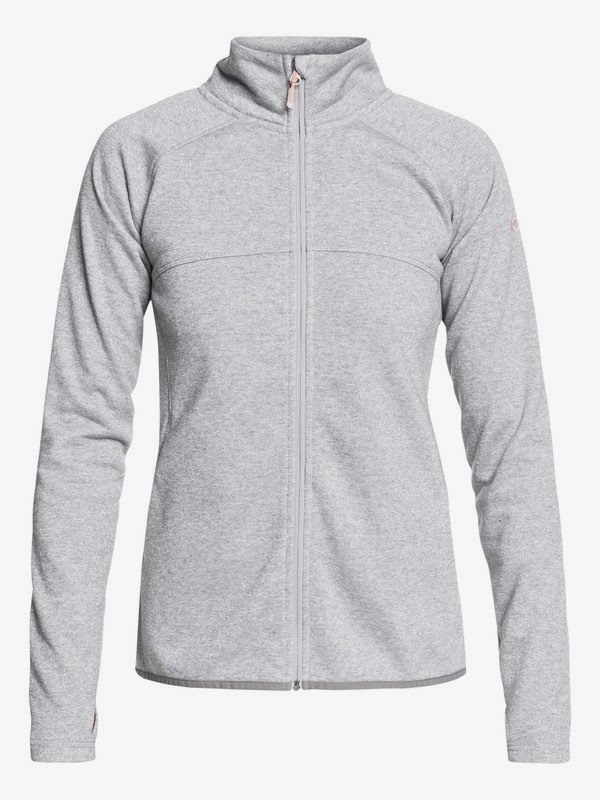 roxy, Harmony Shimmer - Polar técnico con cremallera para Mujer, WARM HEATHER GREY (sjeh) 0 Harmony Shimmer - Polar técnico con cremallera para Mujer Gris ERJFT03856 Roxy