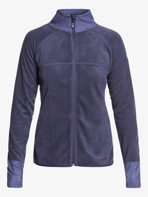 roxy, Harmony Technical Zip-Up Fleece, CROWN BLUE (bqy0) 0 Harmony Technical Zip-Up Fleece Blue ERJFT03857 Roxy