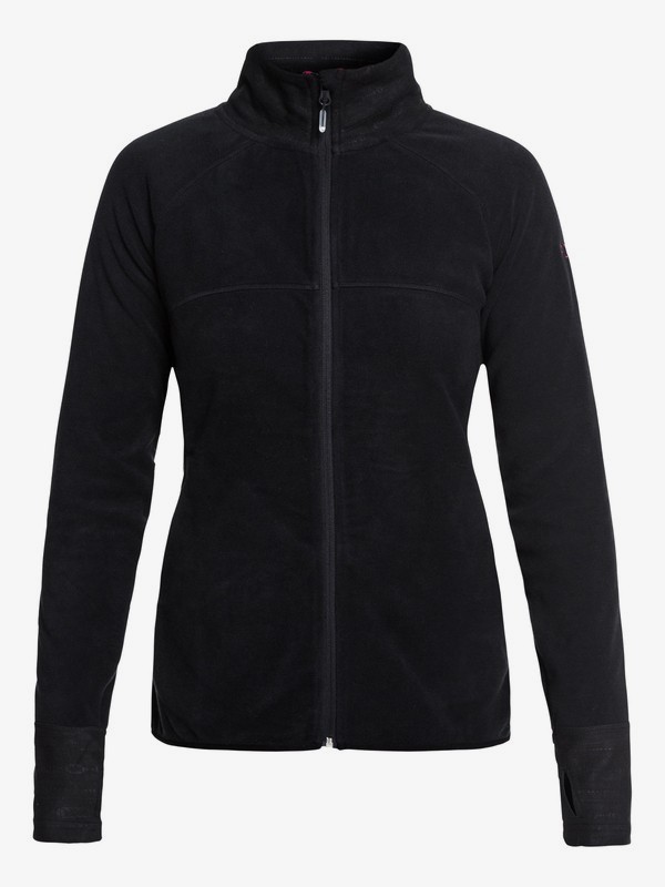 roxy, Harmony - Polar técnico con cremallera para Mujer, TRUE BLACK (kvj0) 0 Harmony - Polar técnico con cremallera para Mujer Negro ERJFT03857 Roxy