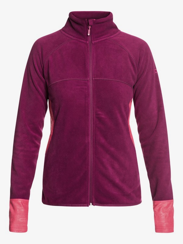 roxy, Harmony - Polar técnico con cremallera para Mujer, BEET RED (rrv0) 0 Harmony - Polar técnico con cremallera para Mujer Rojo ERJFT03857 Roxy