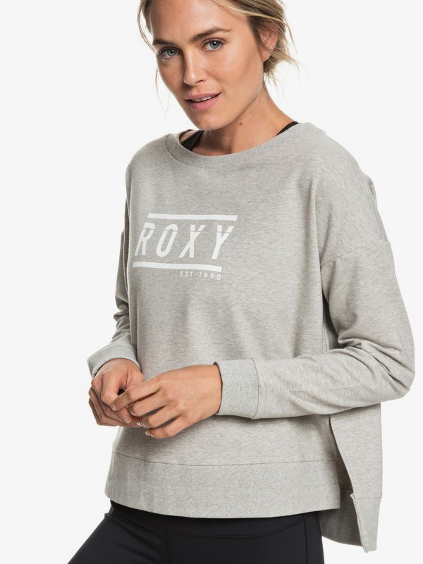roxy, Goodbye Angels A - Sudadera para Yoga para Mujer, HERITAGE HEATHER (sgrh) 0 Goodbye Angels A - Sudadera para Yoga para Mujer Gris ERJFT03948 Roxy