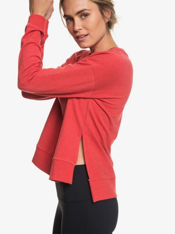 roxy, Goodbye Angels B - Sweat de yoga pour Femme, BARBERRY (mpt0) 0 Goodbye Angels B - Sweat de yoga pour Femme Rose ERJFT03949 Roxy