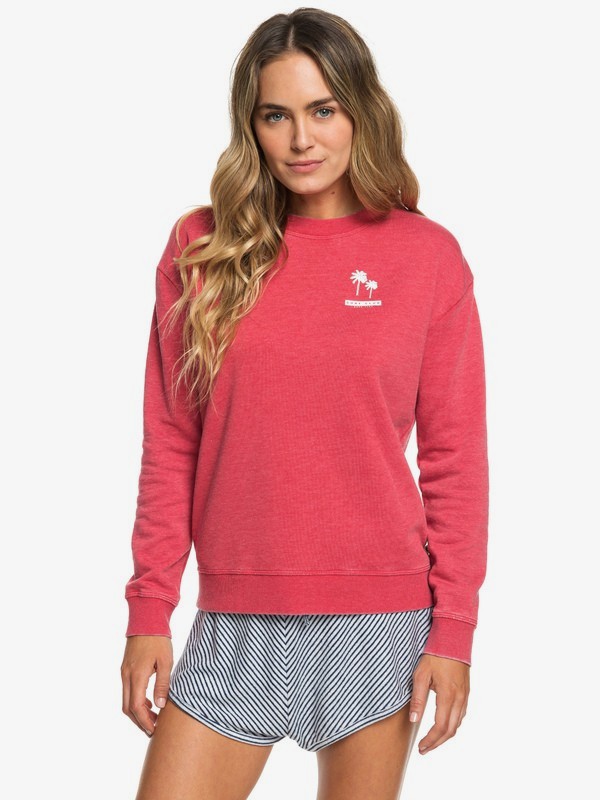 roxy, All At Sea A Sweatshirt, AMERICAN BEAUTY (rpy0) 0 All At Sea A Sweatshirt Red ERJFT03950 Roxy