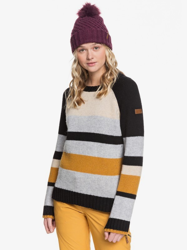 roxy, Cozy Sound Technical Sweater, TRUE BLACK (kvj0) 0 Cozy Sound Technical Sweater Black ERJFT03965 Roxy