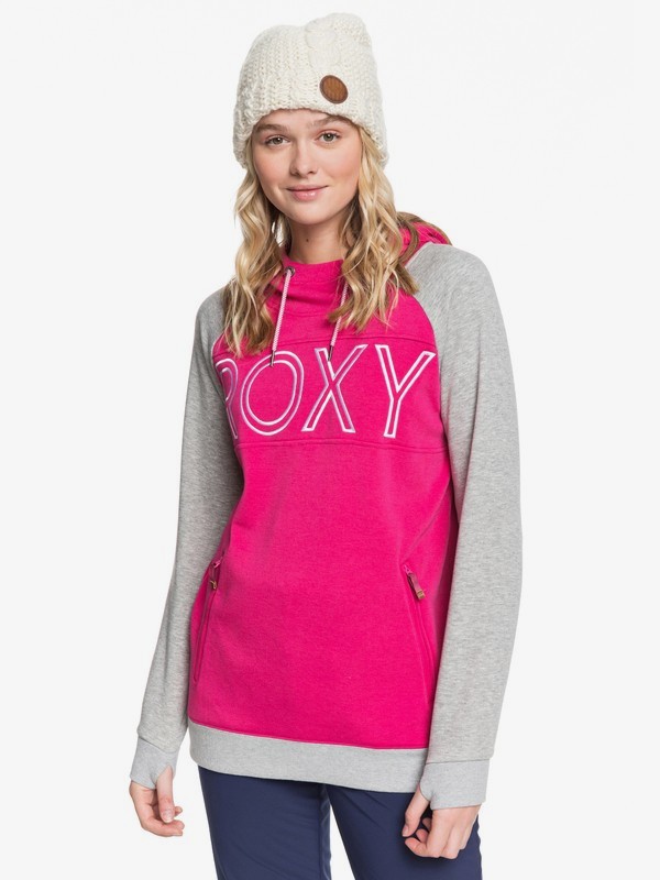 roxy, Liberty Technical Hoodie, BEETROOT PINK (mml0) 0 Liberty Technical Hoodie Pink ERJFT03970 Roxy