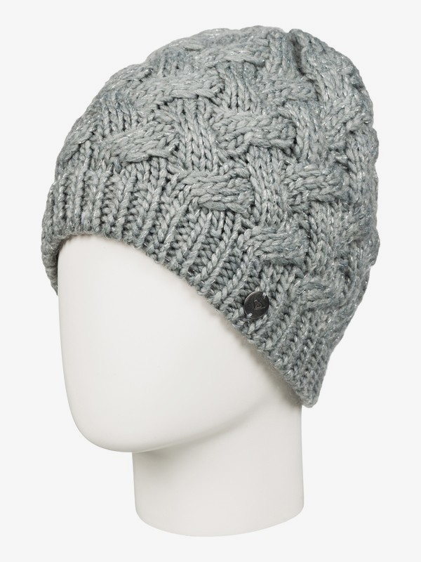 roxy, Шапка-beanie Love And Snow, MID HEATHER GREY (sla0) 0 Шапка-beanie Love And Snow Серый ERJHA03098 Roxy