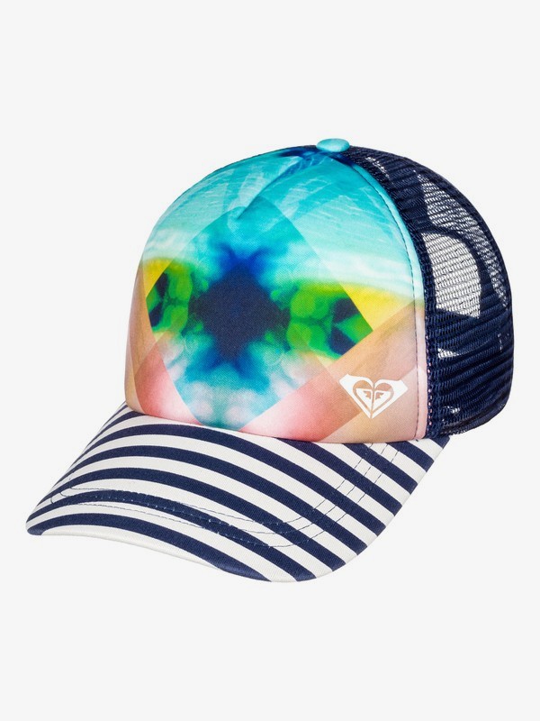 roxy, Water Come Down - Trucker Cap, MARSHMALLOW POP SURF WATER WOR (wbt8) 0 Water Come Down - Trucker Cap White ERJHA03228 Roxy