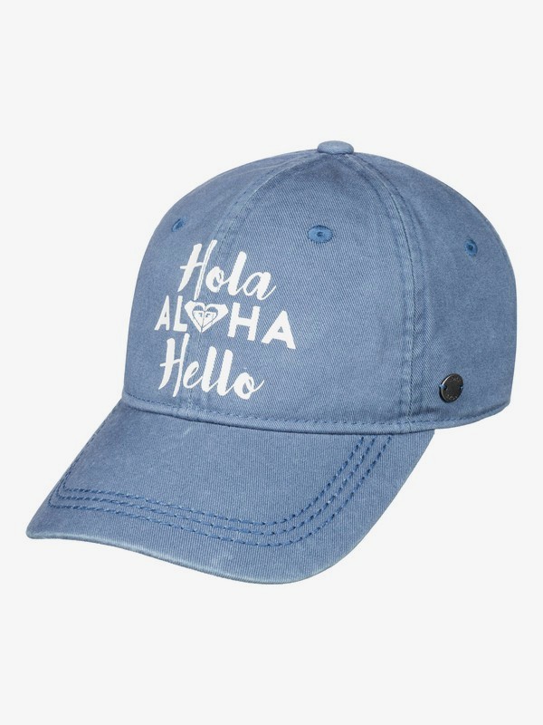 roxy, Dear Believer Baseball Cap, NIGHTSHADOW BLUE (bpt0) 0 Dear Believer Baseball Cap ERJHA03354 Roxy