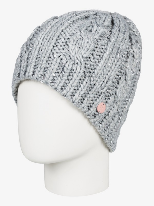 roxy, Glacialis - Beanie für Frauen, WARM HEATHER GREY (sjeh) 0 Glacialis - Beanie für Frauen Grau ERJHA03413 Roxy