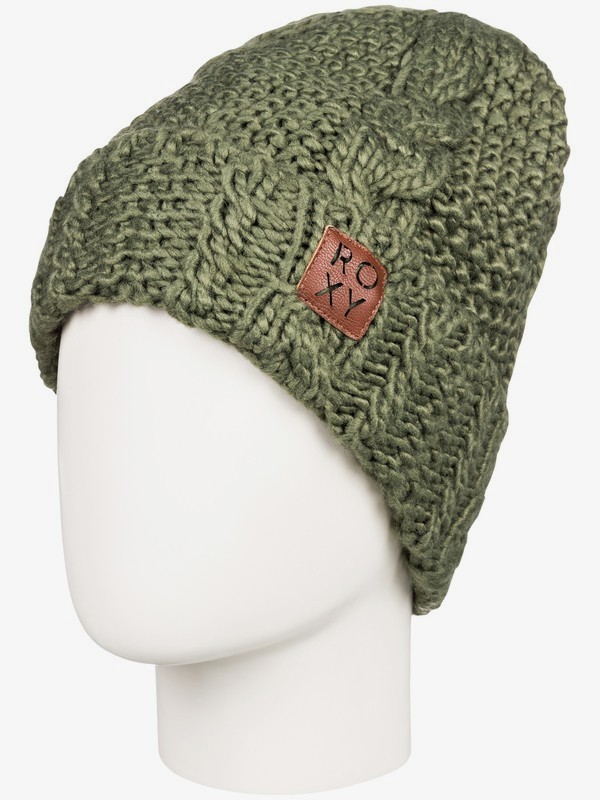 roxy, Tram Beanie, FOUR LEAF CLOVER (gph0) 0 Tram Beanie Green ERJHA03414 Roxy