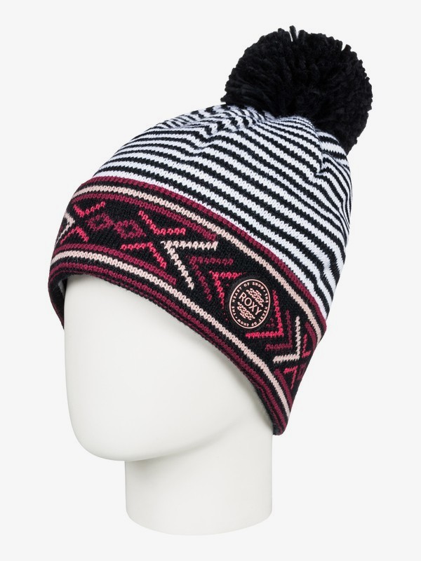 roxy, Joya Vale - Bonnet avec pompon pour Femme, TEABERRY (mmn0) 0 Joya Vale - Bonnet avec pompon pour Femme Rose ERJHA03433 Roxy