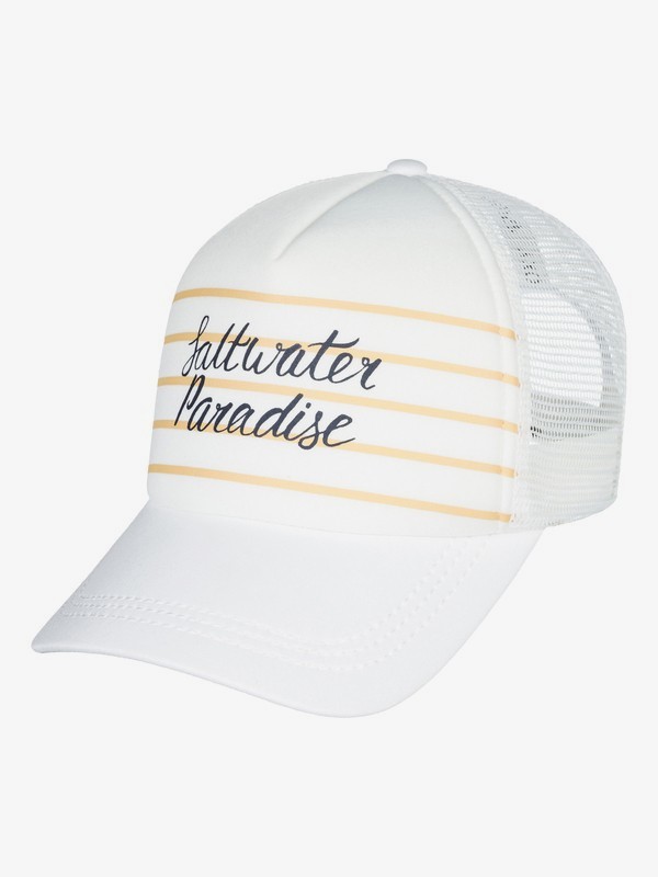 roxy, Truckin Color Trucker Hat, MARSHMALLOW (wbt0) 0 Truckin Color Trucker Hat White ERJHA03460 Roxy