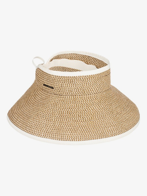 roxy, Kiss The Ocean - Sombrero Capeline de Paja para Mujer, MARSHMALLOW (wbt0) 0 Kiss The Ocean - Sombrero Capeline de Paja para Mujer Blanco ERJHA03495 Roxy