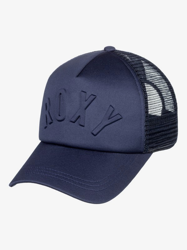 roxy, Truckin 3D - Casquette trucker pour Femme, DRESS BLUES (btk0) 0 Truckin 3D - Casquette trucker pour Femme Bleu ERJHA03531 Roxy