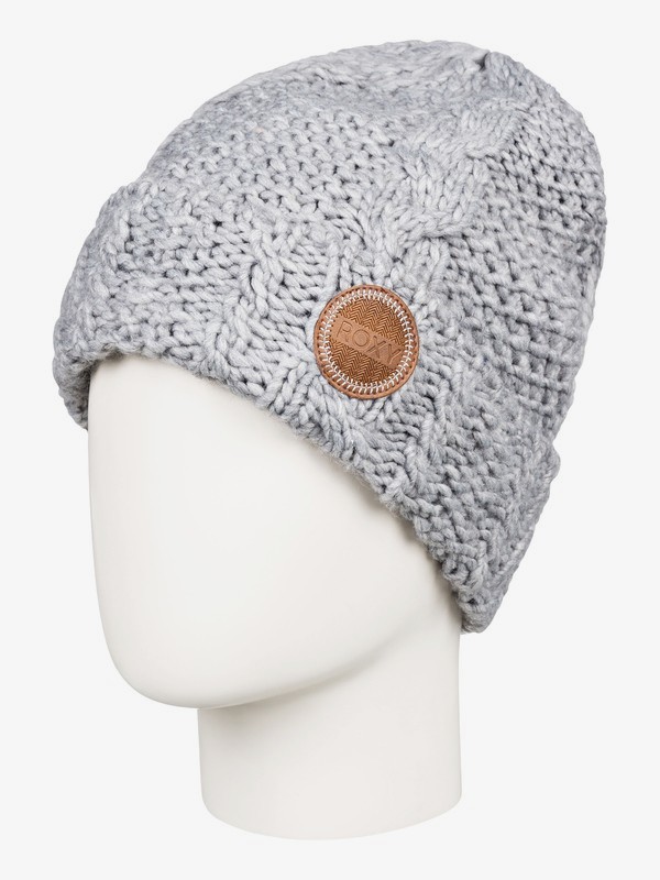 roxy, Tram Cuff Beanie, HEATHER GREY (sjeh) 0 Tram Cuff Beanie Grey ERJHA03561 Roxy