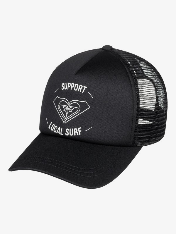 roxy, Truckin Color Trucker Hat, ANTHRACITE (kvj0) 0 Truckin Color Trucker Hat Black ERJHA03574 Roxy