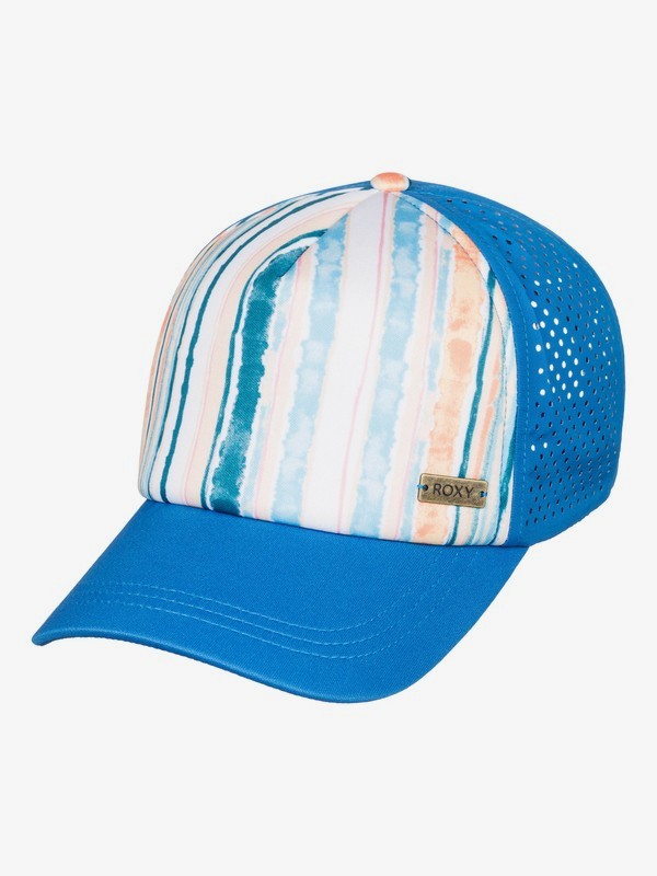 roxy, Waves Machines Trucker Hat, BRIGHT WHITE RIVER (wbb4) 0 Waves Machines Trucker Hat White ERJHA03577 Roxy